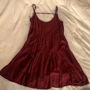 Brandy Melville Maroon Dress